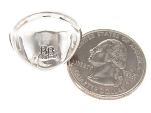 Tiger Eye Multicolor Inlay Ring Size 8-1/2 YS58575